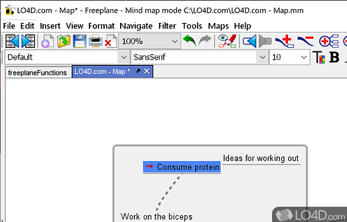Freeplane Screenshot