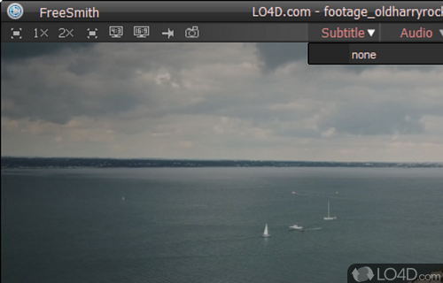User interface - Screenshot of FreeSmith Video Player