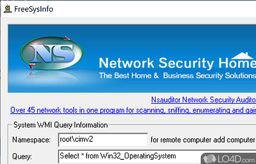 FreeSysInfo Screenshot