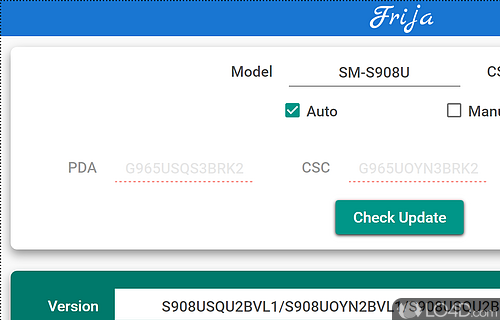Screenshot of frija - User interface