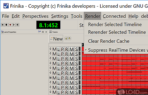 Frinika screenshot