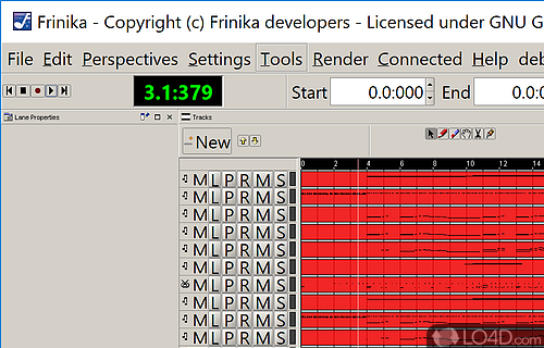 Create and edit music easier and much faster - Screenshot of Frinika