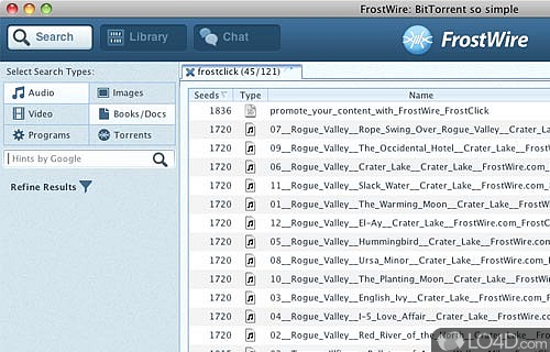 FrostWire Screenshot