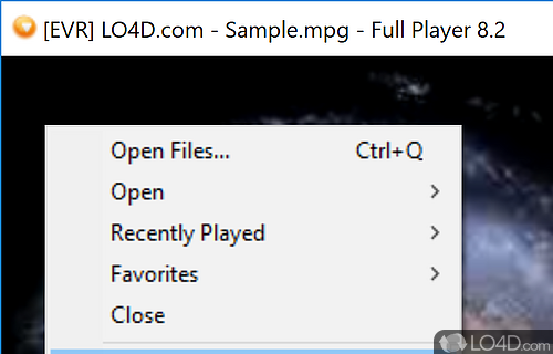 Full Player screenshot