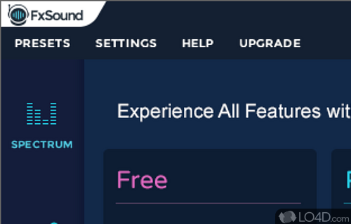7-days trial period - Screenshot of FXSound Enhancer
