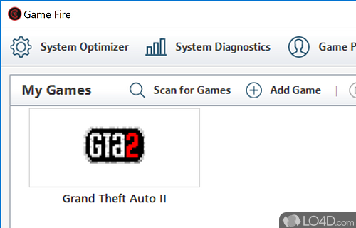 A tool to speed up PC games - Screenshot of Game Fire