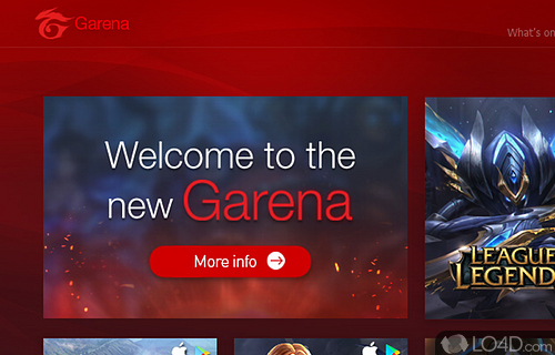 Instant messaging tool designed for the gamers who want to send files to friends - Screenshot of Garena