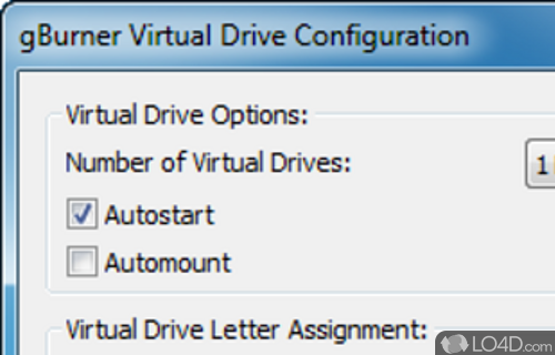 gBurner Virtual Drive Screenshot