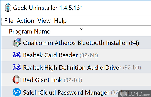 Speedy and thorough uninstaller - Screenshot of GeekUninstaller