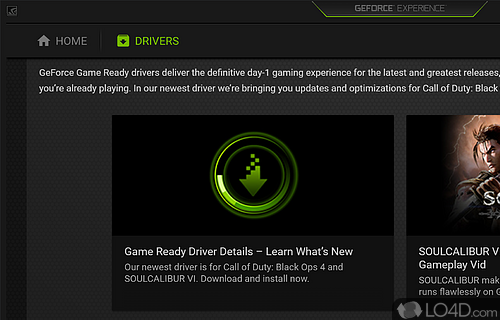Auto-Optimize Your Games - Screenshot of GeForce Experience