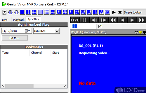 Genius Vision NVR Software CmE screenshot