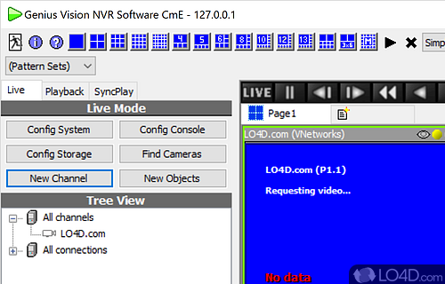 Genius Vision NVR Software CmE Screenshot