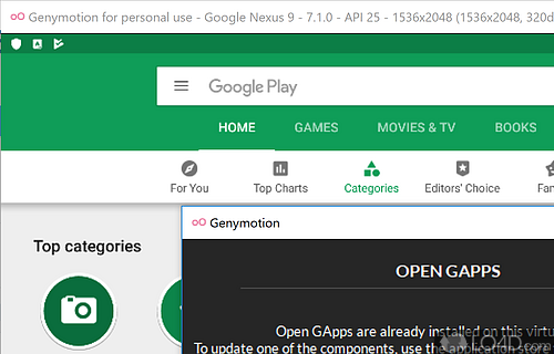 Genymotion Screenshot