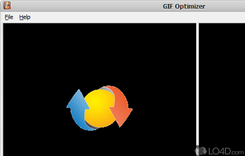 User interface - Screenshot of GIF Optimizer