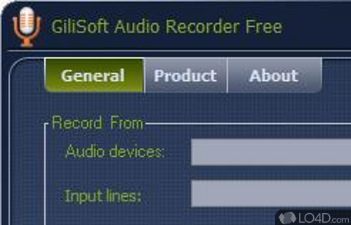 GiliSoft Audio Recorder Free Screenshot