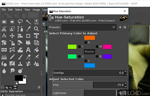 Supports third-party plugins - Screenshot of GIMP