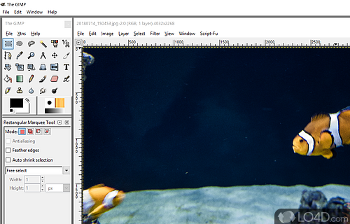 Open Source image editor that is similar to the popular Adobe Photoshop - Screenshot of GIMPshop