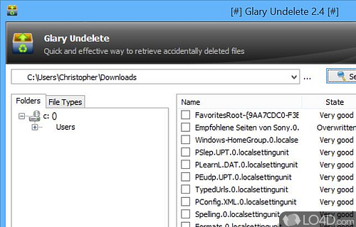 Glary Undelete Screenshot