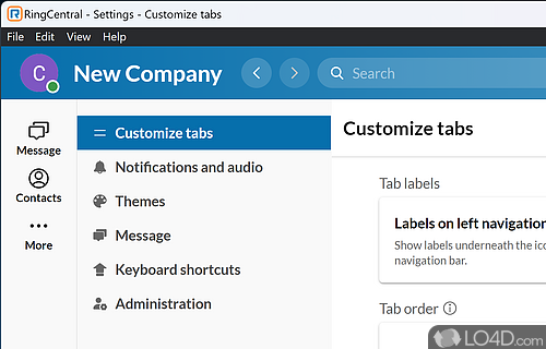 Reliable collaboration platform that packs numerous functions - Screenshot of RingCentral