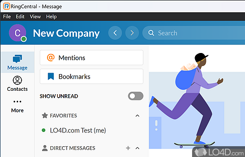 Create a collaboration environment where keep in touch with coworkers - Screenshot of RingCentral