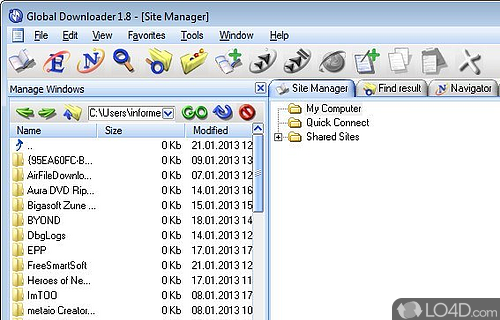 Global Downloader Screenshot
