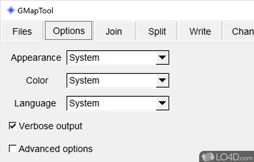 Minimalistic GUI - Screenshot of GMapTool