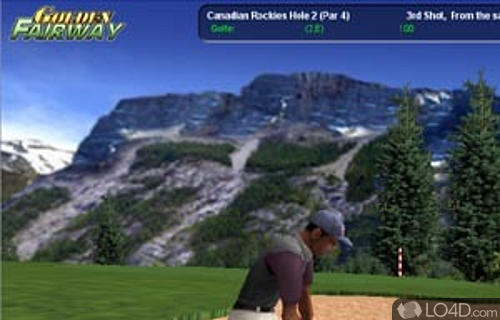 Screenshot of Golden Fairway MVP Golf - User interface