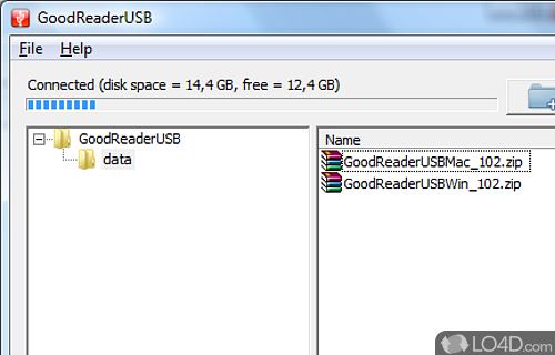 GoodReaderUSB Screenshot