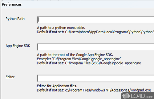 Google Apps - Screenshot of Google App Engine