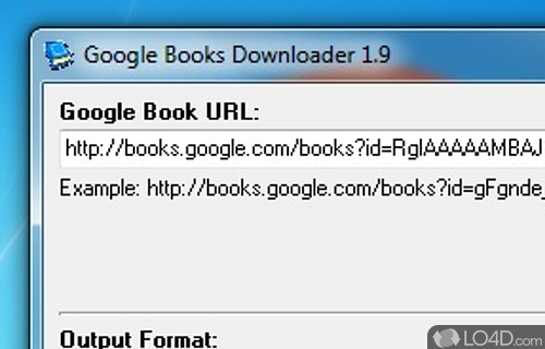 Google Books Downloader Screenshot