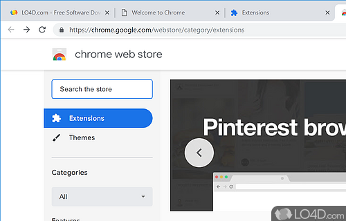 Browse the web - Screenshot of Google Chrome Portable