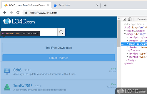 Free cross-platform web browser - Screenshot of Google Chrome Portable