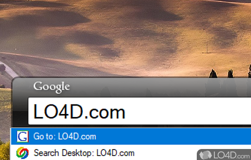 Info when you want it, right on your desktop - Screenshot of Google Desktop