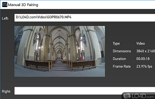User interface - Screenshot of GoPro CineForm Studio