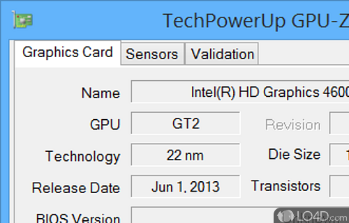 Installer and portable package - Screenshot of GPU-Z