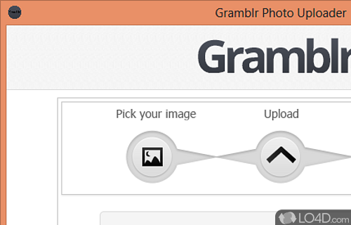 Screenshot of Gramblr - Uploading Content