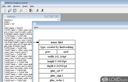 Screenshot of Graphviz - Open source graph visualization software that can render structural information in the form of diagrams