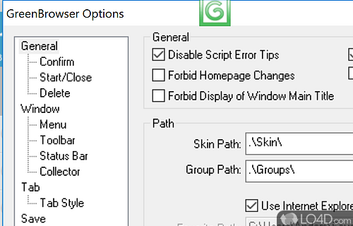 Autofill forms - Screenshot of GreenBrowser