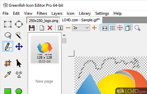 Compression and quality configuration - Screenshot of Greenfish Icon Editor Pro