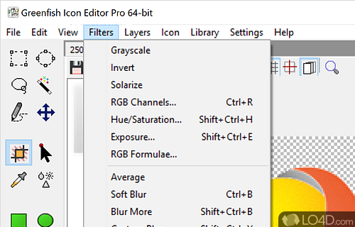 Greenfish Icon Editor Pro screenshot