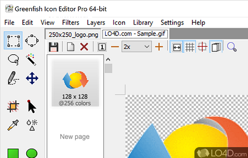 Greenfish Icon Editor Pro Screenshot