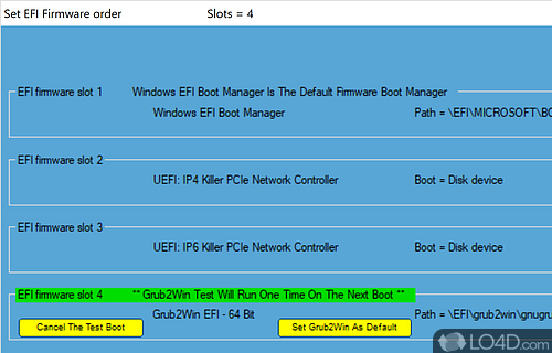 Dual boot Windows and Linux on a PC - Screenshot of Grub2Win