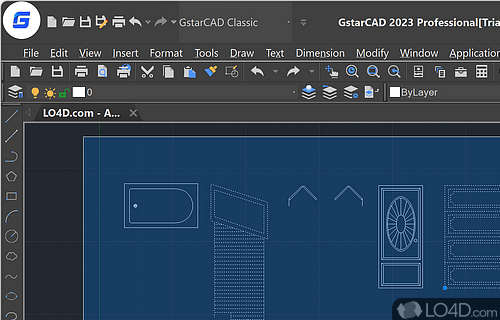 Capable CAD utility that will allow users to perform advanced 2D / 3D design - Screenshot of GstarCAD