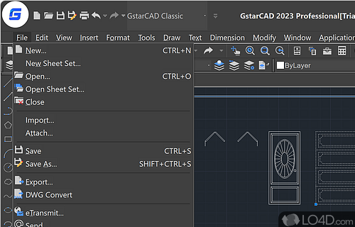 Solid CAD software - Screenshot of GstarCAD
