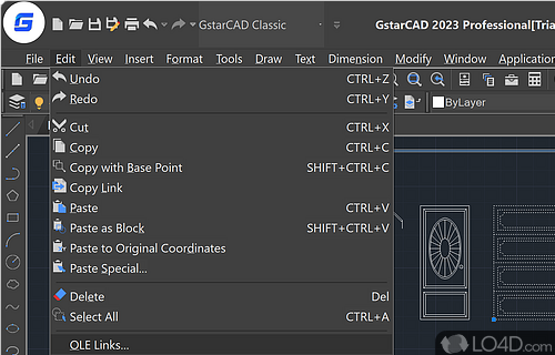 DWG and .DXF - Screenshot of GstarCAD