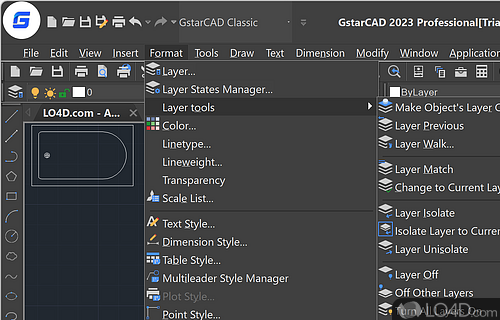 GstarCAD screenshot