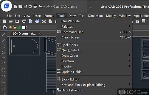 GstarCAD screenshot