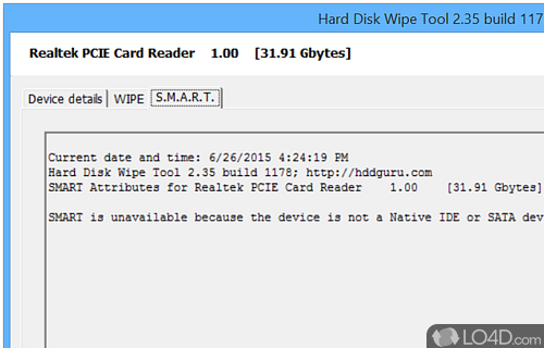 Hard Disk Wipe Tool screenshot