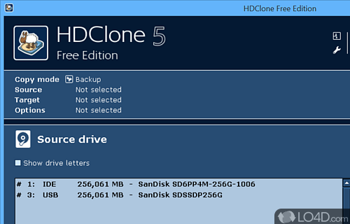 HDClone X screenshot