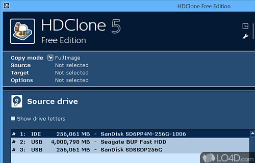 HDClone X screenshot